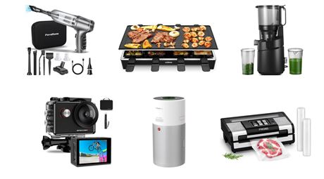 Consumer electronics - Slowjuicers, Camera's, Vaccuums, Grills - 72 Items, Total Retail €7.393