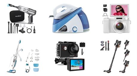 Consumer electronics - Vacuum Cleaners, Airfryers, Camera's - 94 Items, Total Retail €10.691