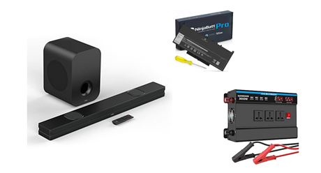BUY NOW Overstock Audio & Computer - NinjaBatt, I-Box - 269 Items, Total Retail €18.254